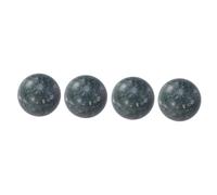 HAPINARY Palla Cinese Pallina Antistress Cinese 4 Pz Esercizio Di Salute Palla Di Esercitatore Della Mano Baoding Di D'imbarco Mano Di Uomini Palla Di a Mano Sfera Di in Rilievo Black