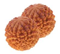 HAPINARY Palle da Massaggio in Legno 2 Pezzi per Mani e Dita Effetto Rilassante, Portatili e Adatte per Anziani e Esercizi a Casa