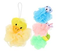 HAPINARY Palline Da Bagno Motivi Cartoni Animati Luffa Per Doccia Spugne Da Bagno Per Ragazzo Ragazza Facili Da Usare Materiale in Pe Soffice E Morbido