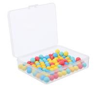 HAPINARY Palline di Plastica Colorate 10Mm 100 Pezzi per Perline da Conteggio e Giochi Matematici, Strumenti per Ragazzo Ragazza e Ragazzi per Apprendere la Probabilità e Sviluppare