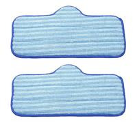 HAPINARY Panni in Microfibra per Scopa a Vapore 2 Pezzi Riutilizzabili, Delicati sui Pavimenti, Copertura per Mop in Fibra Blu per Pulizia