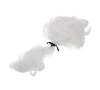 HAPINARY Parrucca Da Giudice Bianca Per Cosplay e Feste in Costume Parrucca Da Avvocato Per Giochi Di Ruolo Rievocazioni Storiche e Costumi Di Halloween