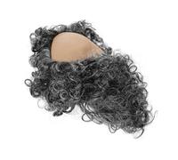 HAPINARY Parrucca Grigia Calva Corta Riccia Per Uomo Accessorio Costume Di Halloween Con Calotta Calva Parrucca Sintetica Essenziale Per Cosplay Da Anziano