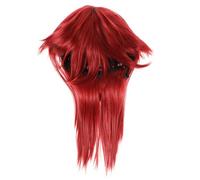 HAPINARY Parrucca Lunga Cosplay Per Uomo Vino Parrucca Alta Temperatura Resistente e Duratura Perfetta Per Eventi e Spettacoli Aspetto Realistico Per Personaggi Cosplay