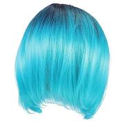 HAPINARY Parrucche Bob Colorate Sfumate Parrucche Caschetto Corte Setina Copricapi Per Feste Cosplay Teatrali Robusto E Comodo