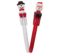 HAPINARY Penne Da Boxe Di Natale 2 Pezzi Pupazzo Di Neve Penne Da Punzonatura Forniture Penna Per Feste Di Compleanno Giocattoli Per Adolescenti