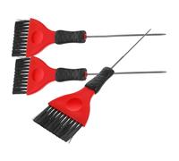 HAPINARY Pennello Chioma Coda in Acciaio Inossidabile Applicatore Parrucchiere Setola Morbida Per Distribuzione Equa Del Colore