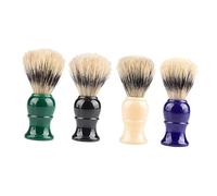 HAPINARY Pennello Da Barba Maschile 4 Pezzi Setole Uomo Baffi Manico in Plastica Strumenti Da Barba Portatile