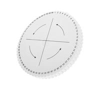 HAPINARY Per Intrecciare Braccialetti Disco Rotondo per Kumihimo Piastra per Intrecciare Braccialetti Cordino Disco per Slot Strumento per Tessitura Fai da Te
