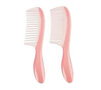 HAPINARY Pettine A Denti Larghi E Fitti Per Chioma Donna Pettine in Plastica Resistente Per Styling Acconciature Set Di 2 Pettini Per Parrucchieri E Fai Da Te