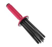 HAPINARY Pettine a Rullo per Arricciare i Chioma Rosso Spazzola per Chioma Morbidi Voluminosi Pettine Modellante ad Aria per Ricci Naturali Accessorio Styling per Acconciature