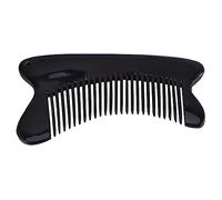 HAPINARY Pettine in Corno Di Bue Pettine Portatile Larghi Per Capelli Normali e Spessi Per Uomo e Donna Antistatico e Sicuro Per Cura Del Corpo