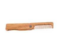 HAPINARY Pettine in Legno Di Sandalo Pieghevole Pettine Per Chioma Antistatico in Legno Naturale Portatile Per Massaggio Cuoio Capelluto Design Vintage Per Uso Domestico E Viaggi