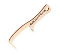 HAPINARY Pettine in Legno Per Calvo Strumento Toelettatura Divertente e Giocattolo Pettine Legno Per Baffi e Persona