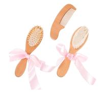 HAPINARY Pettine in Legno Per Massaggi Cuoio Capelluto Set Pettini Piccoli Per Chioma Ragazzo Ragazza Spazzola Legno Per Cura Chioma