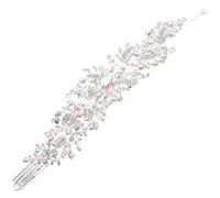 HAPINARY Pettine Laterale Per Chioma Da Sposa Fermagli in Metallo Decorativo Strass Per Accessori Cerimonia Sposa Accessori Acconciatura