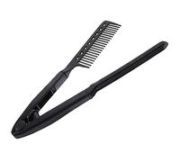 HAPINARY Pettine Lisciante Per Capelli Pieghevole in Plastica Durevole Design v Ergonomico Per Stiratura Efficiente Adatto Per Capelli Spessi e Fini Uso Professionale e Domestico