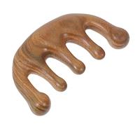 HAPINARY Pettine Massaggiante in Legno Di Sandalo Pettine Per Massaggi Chioma e Design Anti-statico Strumento Circolazione Sanguigna Per e Famiglia