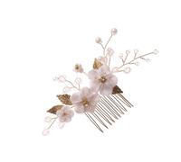 HAPINARY Pettine Per Chioma Da Sposa Inserti Floreali Delicati E Strass Accessorio Copricapo Alla Moda Per Feste Matrimonio E Cerimonie