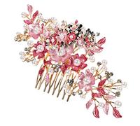 HAPINARY Pettine Per Chioma Fiori Da Sposa Accessori Acconciature Sposa Copricapi Per Donna Perle E Cristalli