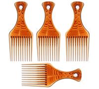 HAPINARY Pettine Per Chioma Lisci Pettine Afro E Ricci in Plastica Comodo Non Danneggerà Cuoio Capelluto Design Semplice E Pratico