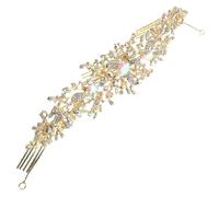 HAPINARY Pettine Per Chioma Strass Pettine Da Sposa Donna Fermagli Per Chioma Decorativi Pettini in Metallo Accessori Per Sposa