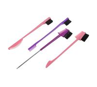 HAPINARY Pettine Per Sopracciglia E Ciglia A Doppia Testa Strumento Cura Del Trucco Per Donne E Ragazze Set Di 4 Pezzi Pettine Per Sopracciglia E Ciglia