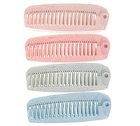 HAPINARY Pettine Pieghevole Per Chioma Set Da 4 Pezzi Pettine Antistatico Liscio Portatile Compatto Per Borsa E Tasca