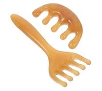 HAPINARY Pettini Per Massaggio Capelli Strumenti Per Massaggi Capillari e Viso Con Larghi e Cinque Artigli Accessorio Portatile Per Del Capelluto e Relax Spa Casa