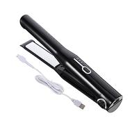 HAPINARY Piastra Per Chioma Da Donna Wireless Mini, Ferro Arricciacapelli Regolabile Portatile Compatto Leggero Per Styling Liscio e Ricci, Strumento Per Lo Styling Chioma Da Viaggio