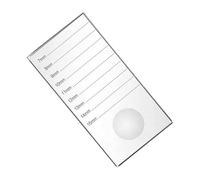 HAPINARY Piattaforma Extension Ciglia Tavolozza Adesiva 2 in 1 Per Distinguere La Lunghezza Delle Ciglia E Supporto Per Colla Riutilizzabile E Facile Da Pulire