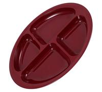 HAPINARY Piatto Diviso Per Alimenti Infrangibile Vassoio Per Anziani Antiscivolo Utensili Adattabili Riutilizzabili