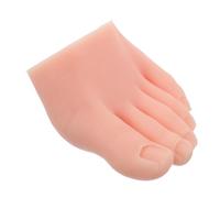 HAPINARY Piede Silicone per Pratica Unghie Manicure Riutilizzabile Mezzo Piede Sinistro Realistico per Nail Art