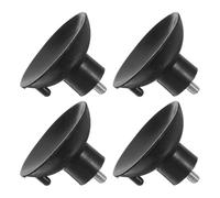 HAPINARY Piedini Antivibranti in Gomma Nera M6, Set da 4 Pezzi, Cuscinetti Antiscivolo e Livellatori per Mobili e Lavatrici, Piedini a Vite per Supporto e Ammortizzazione Pesante