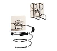 HAPINARY Porta Asciugacapelli in Acciaio Inossidabile Senza Foratura Per Lavabo Compatto E Resistente Per Bagno E Toilette