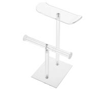 HAPINARY Porta Elastici Per Chioma Supporto Per Fasce Trasparente Espositore Per Elastici in Acrilico Organizer Chioma Supporto Per Riporre Corde