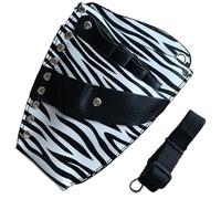 HAPINARY Porta Forbici Per Parrucchiere Borsa Porta Forbici in Pelle Accessori Per Barbieri Borsa Per Attrezzi Per Chioma Design Regolabile E Portatile Materiale Robusto E Durevole