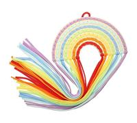 HAPINARY Porta Mollette Per Chioma Arcobaleno Da Appendere Organizer Per Accessori Per Chioma Da Bambina Cameretta Delle Bambine