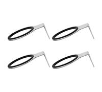 HAPINARY Porta Professionale Inossidabile Salone in da Acciaio o Asciugacapelli Supporto Argento Stabile Phon Fori 2.5x3.5cm, Design Moderno per per Negozio Bagno