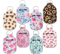 HAPINARY Portachiavi Porta Rossetto Set 8 Pezzi Copribottiglie Portachiavi Alla Moda Pratico Per L'uso Quotidiano