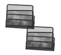 HAPINARY Portadocumenti Verticale da Scrivania 2 Pezzi Organizer per Buste E Documenti Design Semplice E Leggero per Casa E Ufficio