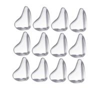 HAPINARY Protezione Angolare Trasparente in Silicone Autoadesiva Per Mobili, Guardia Paraspigoli Sicura Per Ragazzo Ragazza, Adattabile a Tavoli, Scrivanie e Librerie, Confezione Da 12 Pezzi