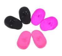 HAPINARY Protezione Auricolare 3 Paia Copriorecchie in Silicone per Bagni, Tinture e Trattamenti Chioma