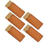 HAPINARY Protezione per Forbici da Cucito in Pelle, Set 5 Pezzi Custodia Quadrata Compatta, per Trasporto Sicuro di Strumenti Artigianali e Sartoriali