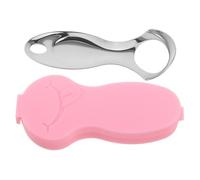 HAPINARY Raschietto Per Lingua in Acciaio Inox Strumento Portatile Per Pulizia Linguale Rimuove Alito Cattivo E Rivestimento Della Lingua Per Ragazzo Ragazza Piccoli