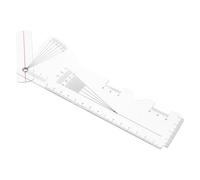 HAPINARY Righello Distanza Pupillare Ottico Portatile per Occhiali Strumento Misura Preciso e Durevole per Optometristi e Uso Domestico