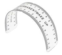 HAPINARY Righello Per Modellare Le Sopracciglia in Pvc Flessibile Calibro Curvo Per Microblading e Trucco Permanente Adatto a Principianti e Professionisti