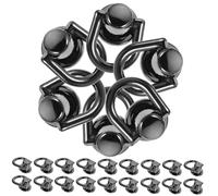 HAPINARY Rivetti in Metallo Anello Borse Rivetti Ad Anello Rotanti Vite A Punta A V per Forniture Artigianali per Borse in Pelle