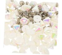 HAPINARY Rivetti Punk in 100 Pezzi per Accessori Fai da Te Borchie Decorative per Borse e Scarpe Rivetti Antiruggine per Abbigliamento Artigianale