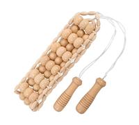 HAPINARY Rullo Massaggiatore la Schiena in Legno Bastoncini da Massaggio in Bambù, Strumento Terapeutico Manuale per Gambe e Piedi, Impugnatura Ergonomica per Automassaggio Domestico